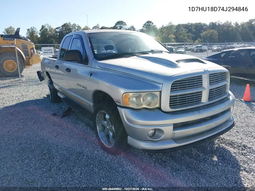 DODGE RAM 2004, VIN 1D7HU18D74J294846