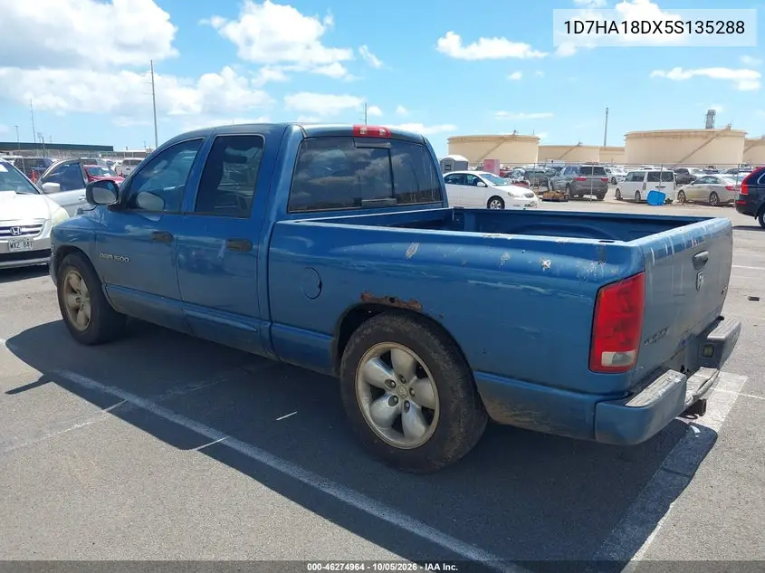 2005 DODGE RAM VIN 1D7HA18DX5S135288 — фото 3