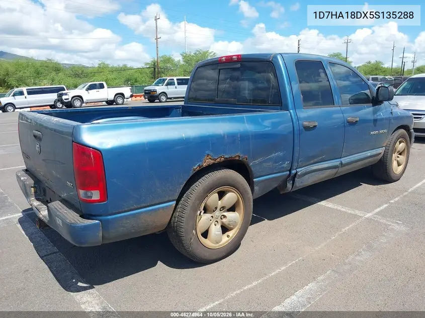 2005 DODGE RAM VIN 1D7HA18DX5S135288 — фото 4