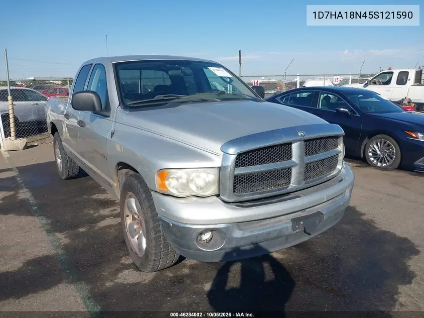 DODGE RAM 2005, VIN 1D7HA18N45S121590