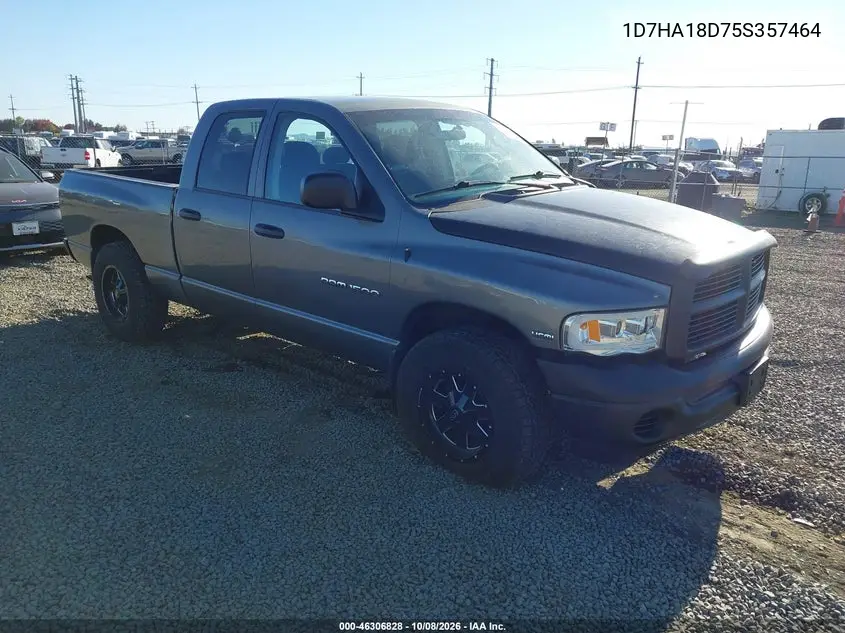 DODGE RAM 2005, VIN 1D7HA18D75S357464
