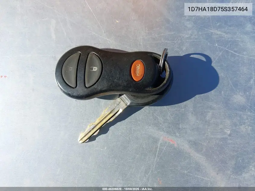2005 DODGE RAM VIN 1D7HA18D75S357464 — фото 11