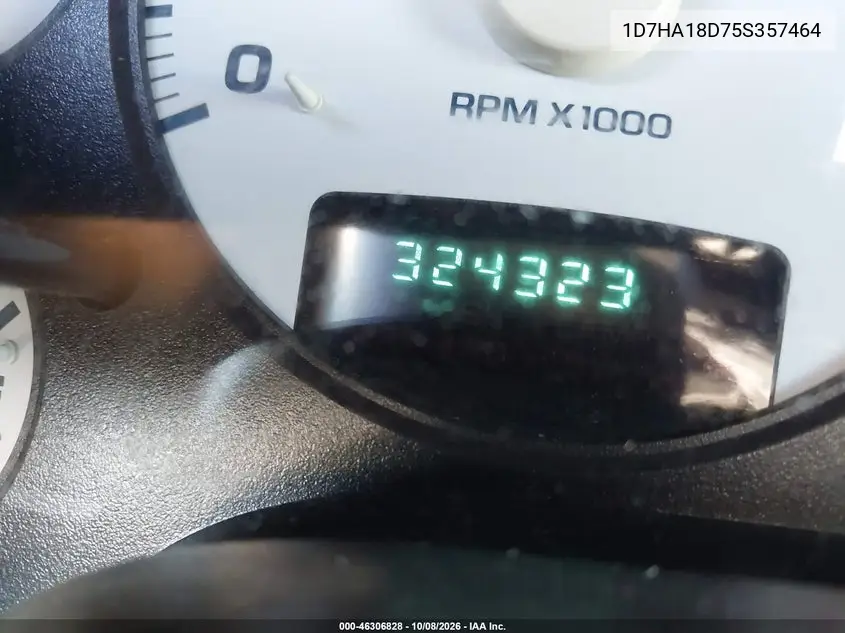 2005 DODGE RAM VIN 1D7HA18D75S357464 — фото 16