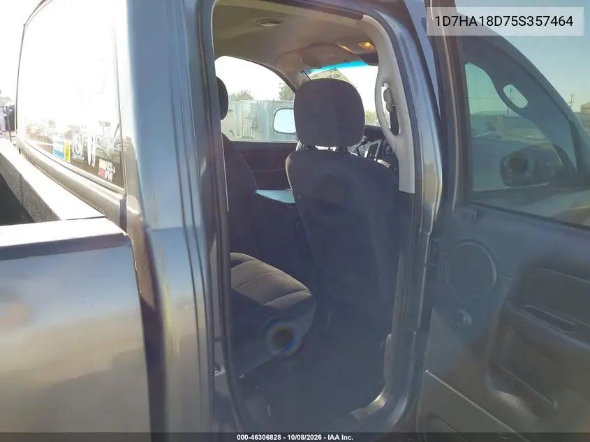 2005 DODGE RAM VIN 1D7HA18D75S357464 — фото 8