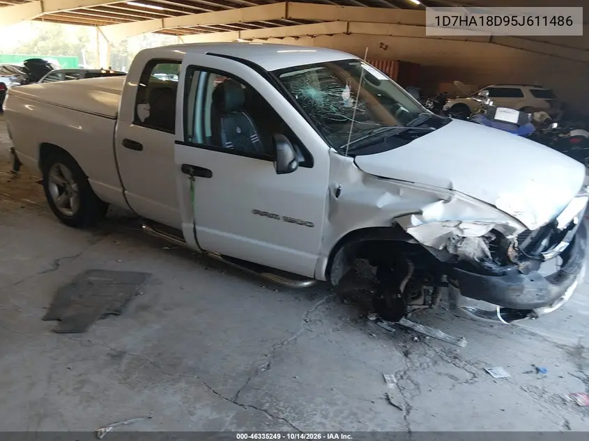 DODGE RAM 2005, VIN 1D7HA18D95J611486