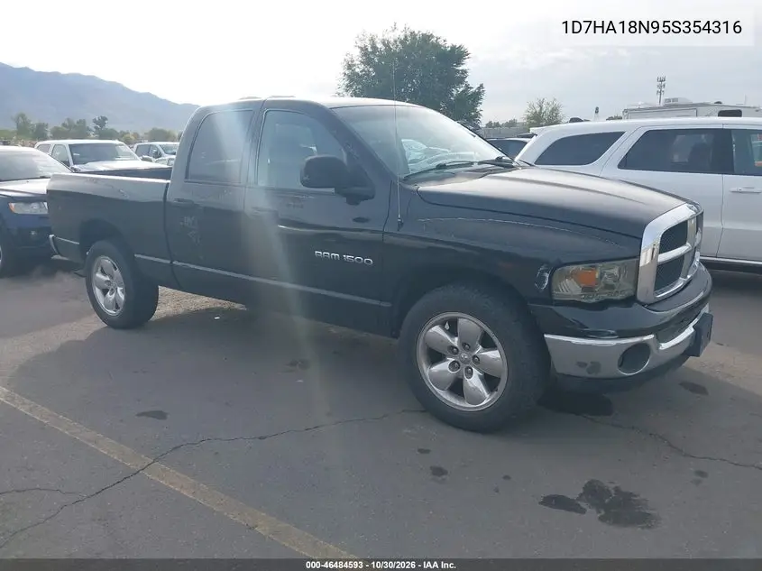 DODGE RAM 2005, VIN 1D7HA18N95S354316