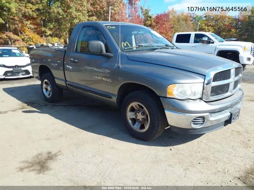 DODGE RAM 2005, VIN 1D7HA16N75J645566