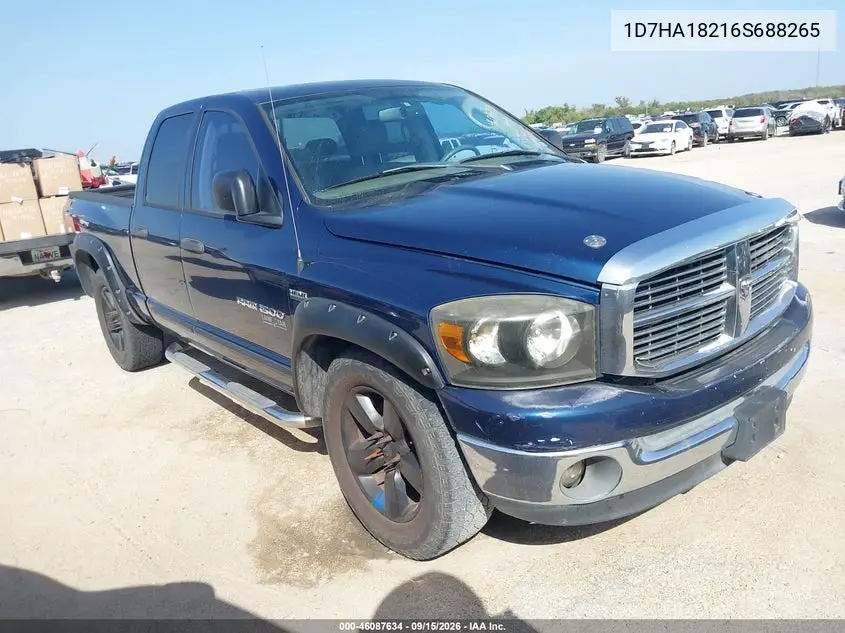 DODGE RAM 2006, VIN 1D7HA18216S688265