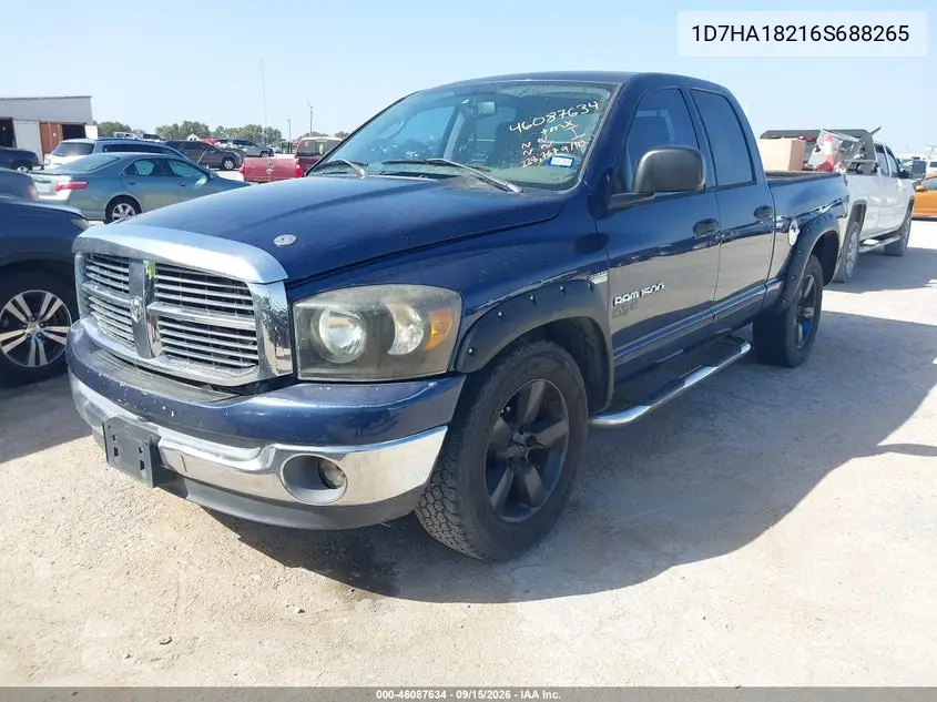 2006 DODGE RAM VIN 1D7HA18216S688265 — фото 2