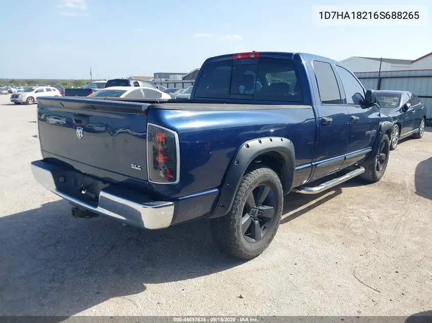 2006 DODGE RAM VIN 1D7HA18216S688265 — фото 4