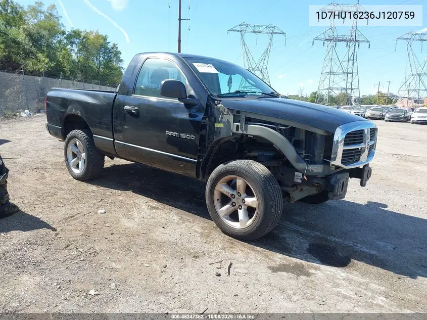 DODGE RAM 2006, VIN 1D7HU16236J120759