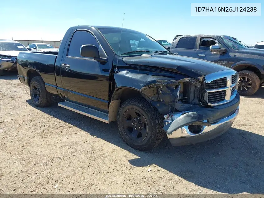 DODGE RAM 2006, VIN 1D7HA16N26J124238