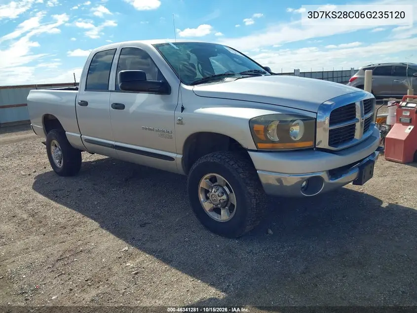 DODGE RAM 2006, VIN 3D7KS28C06G235120