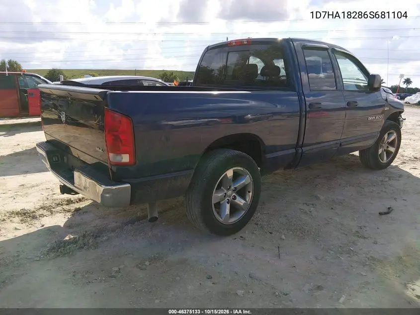 2006 DODGE RAM VIN 1D7HA18286S681104 — фото 4