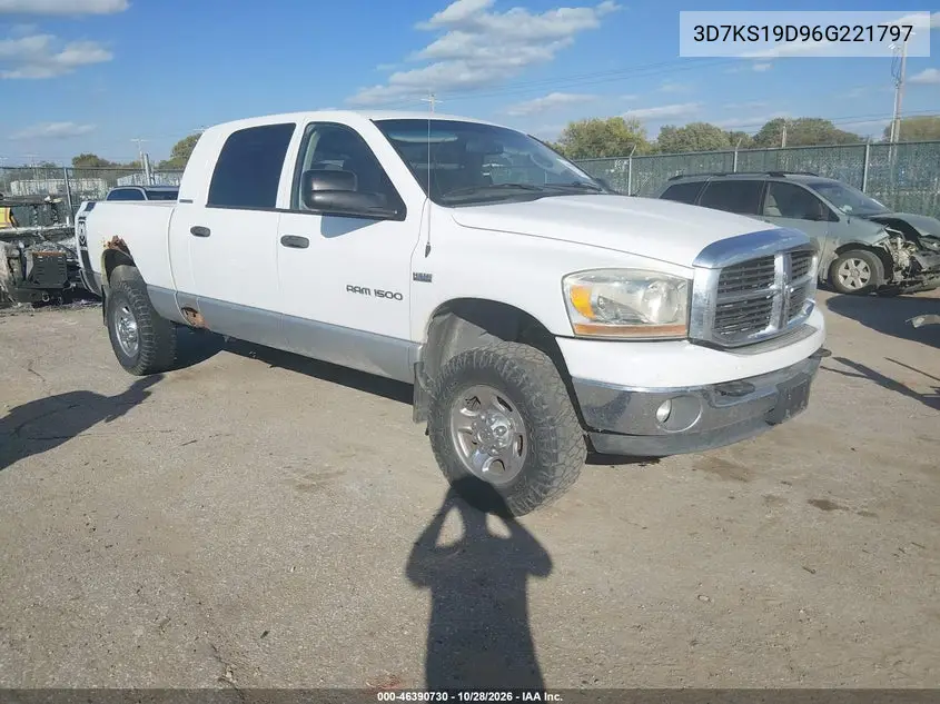 DODGE RAM 2006, VIN 3D7KS19D96G221797