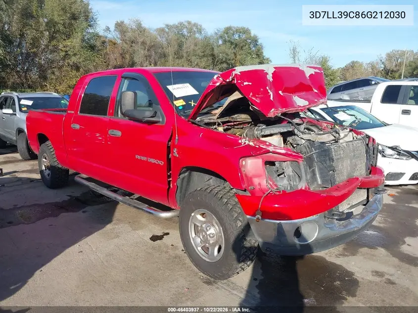 DODGE RAM 2006, VIN 3D7LL39C86G212030