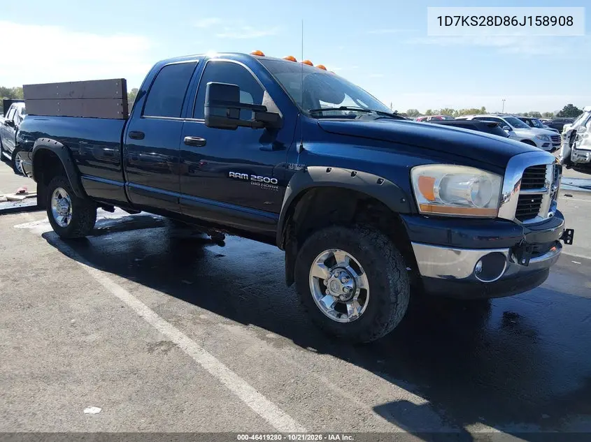 DODGE RAM 2006, VIN 1D7KS28D86J158908