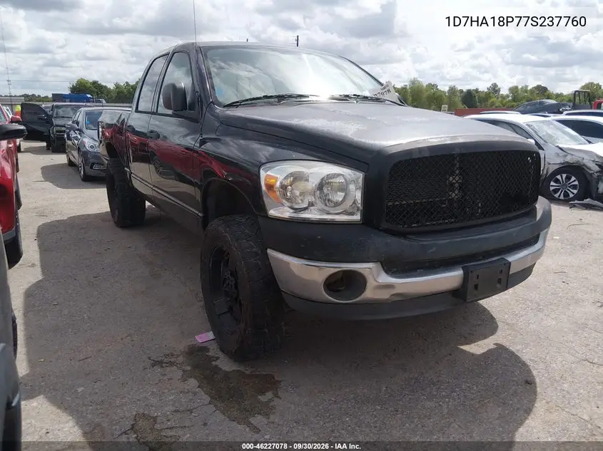 DODGE RAM 2007, VIN 1D7HA18P77S237760