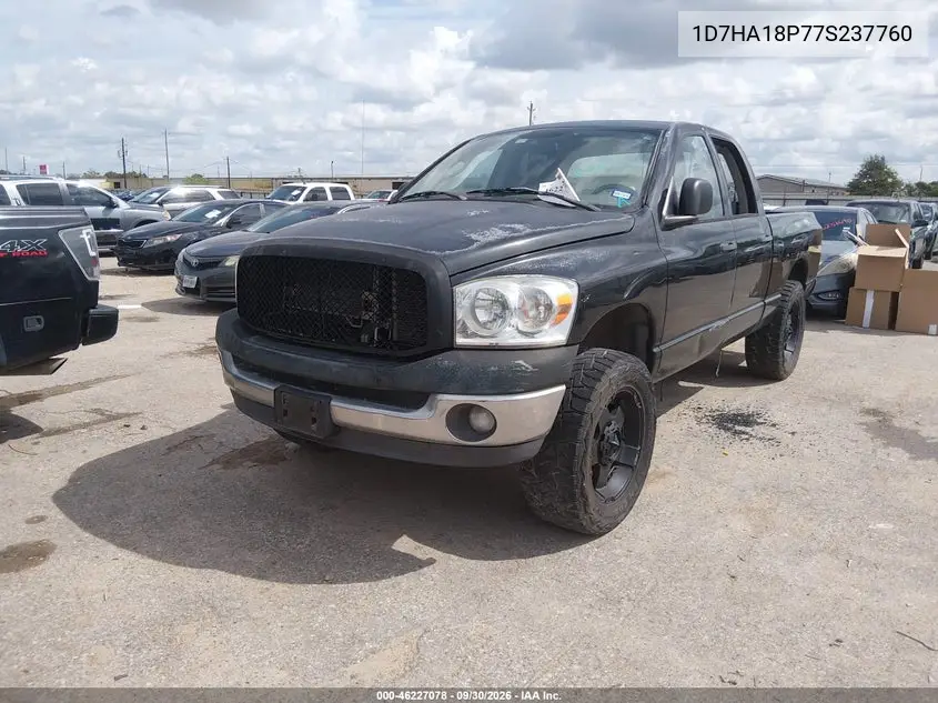 2007 DODGE RAM VIN 1D7HA18P77S237760 — фото 2