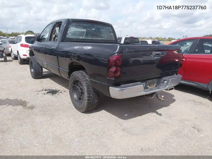 2007 DODGE RAM VIN 1D7HA18P77S237760 — фото 3