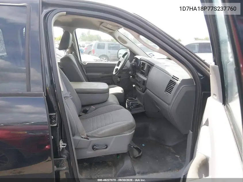 2007 DODGE RAM VIN 1D7HA18P77S237760 — фото 5