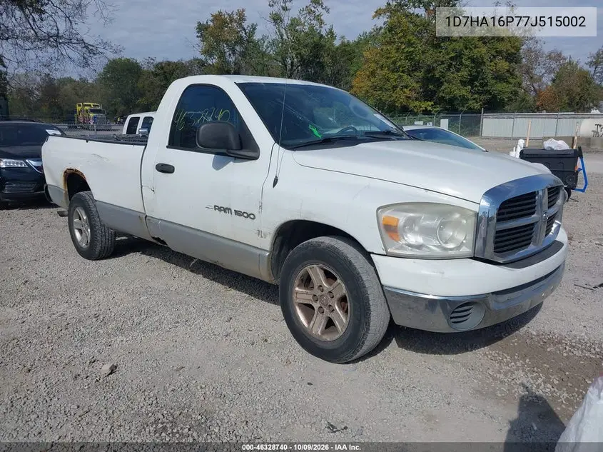 DODGE RAM 2007, VIN 1D7HA16P77J515002
