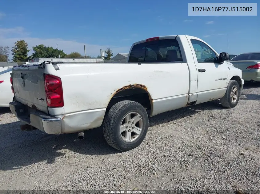 2007 DODGE RAM VIN 1D7HA16P77J515002 — фото 4