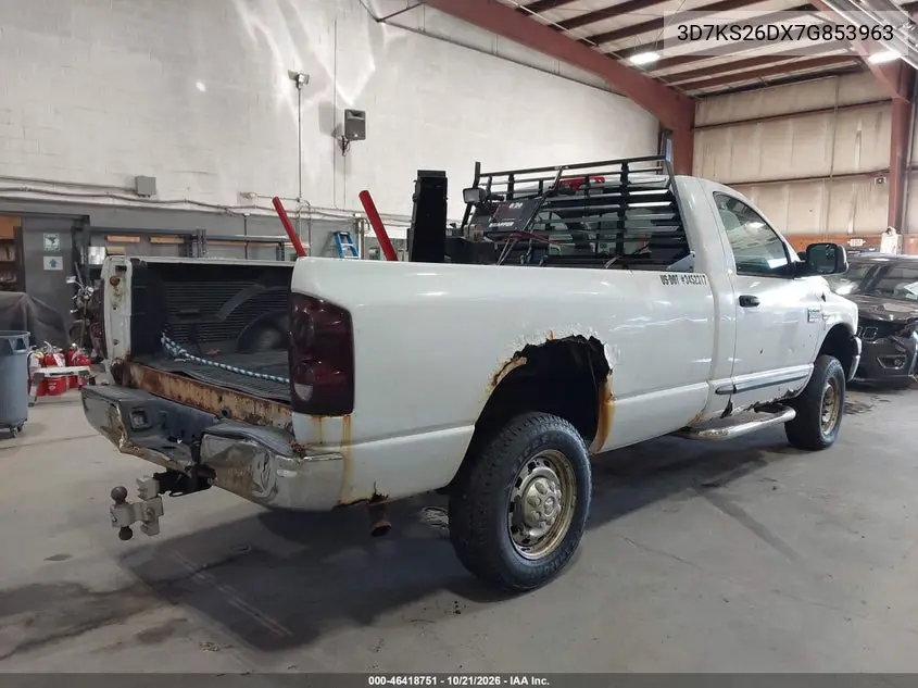 2007 DODGE RAM VIN 3D7KS26DX7G853963 — фото 4