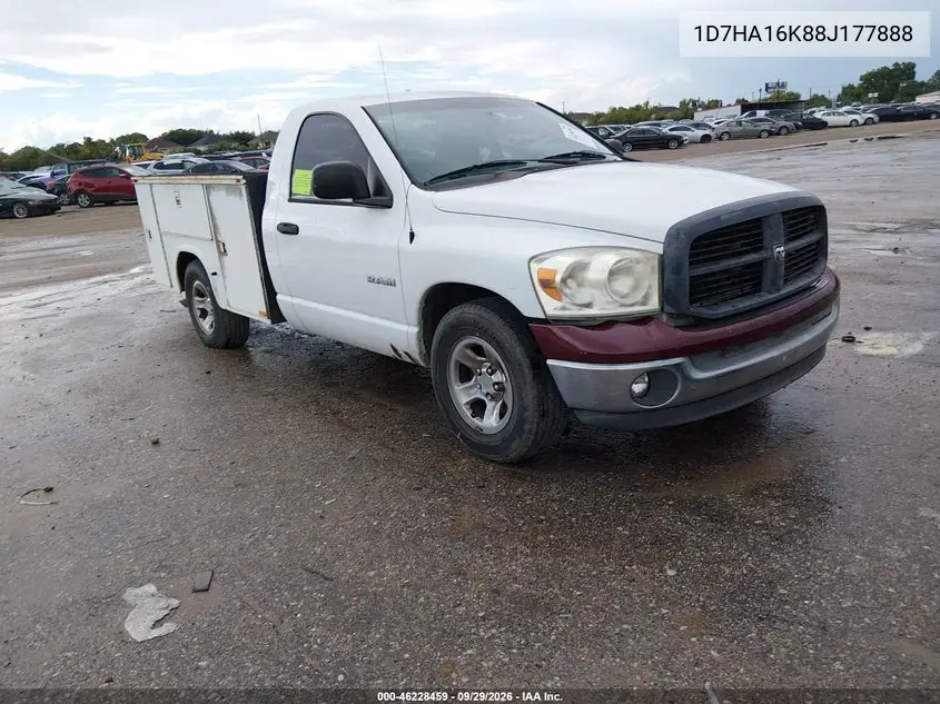 DODGE RAM 2008, VIN 1D7HA16K88J177888