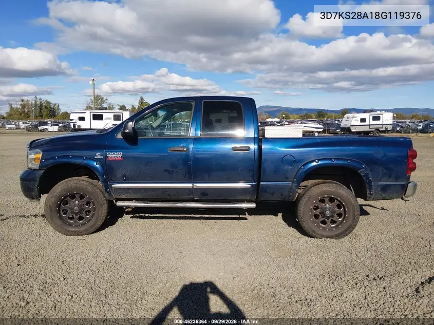 2008 DODGE RAM VIN 3D7KS28A18G119376 — фото 15
