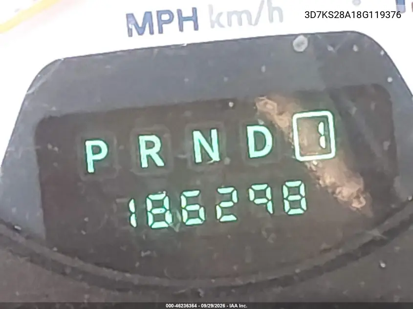 2008 DODGE RAM VIN 3D7KS28A18G119376 — фото 16