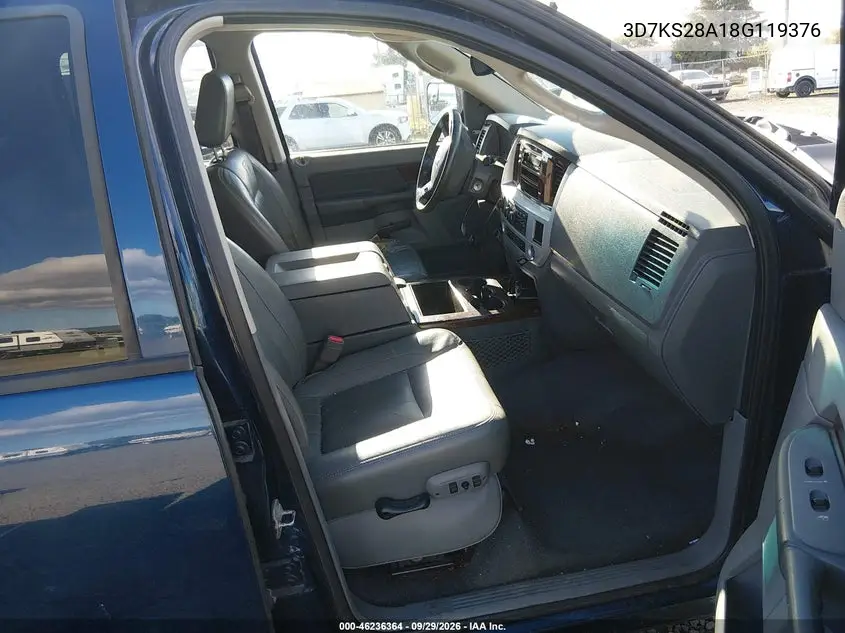 2008 DODGE RAM VIN 3D7KS28A18G119376 — фото 5