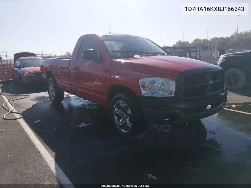 DODGE RAM 2008, VIN 1D7HA16KX8J166343