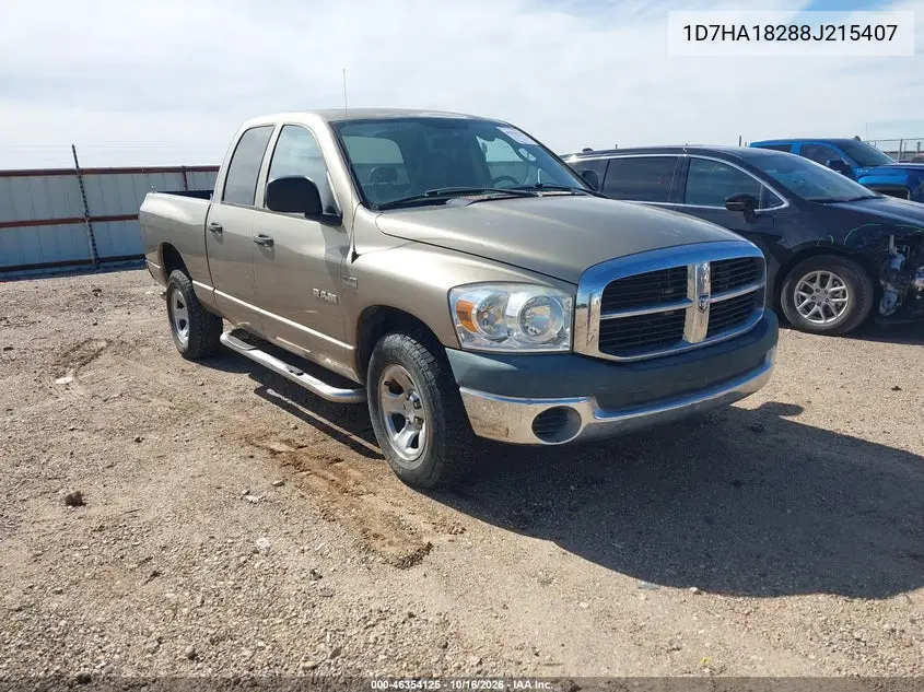 DODGE RAM 2008, VIN 1D7HA18288J215407