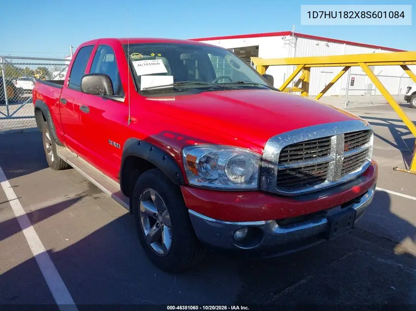 DODGE RAM 2008, VIN 1D7HU182X8S601084