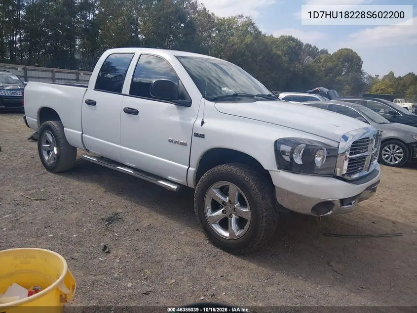 DODGE RAM 2008, VIN 1D7HU18228S602200