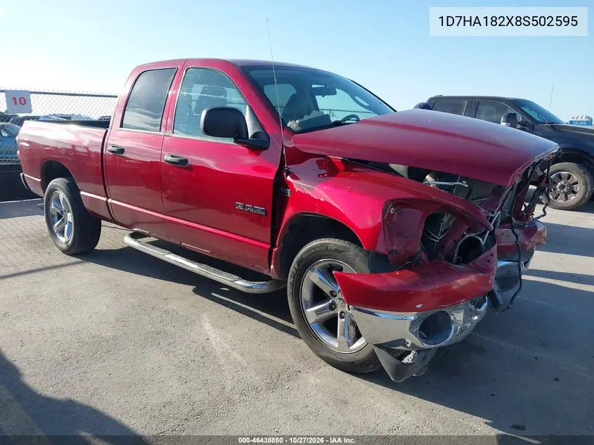 DODGE RAM 2008, VIN 1D7HA182X8S502595