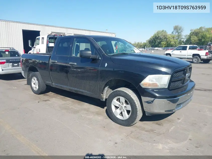DODGE RAM 2009, VIN 1D3HV18T09S763959