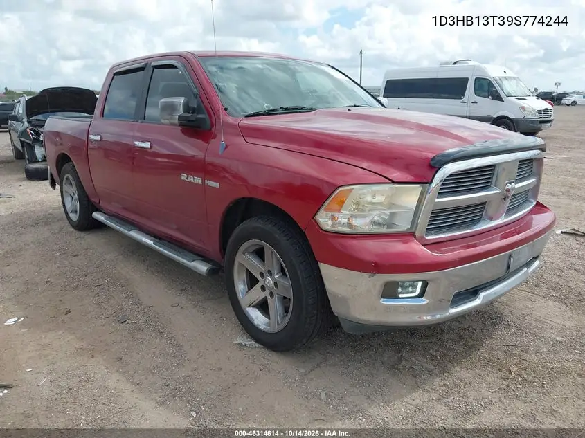DODGE RAM 2009, VIN 1D3HB13T39S774244