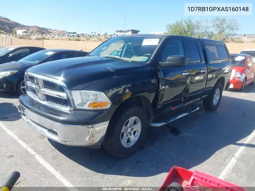 2010 DODGE RAM VIN 1D7RB1GPXAS160148 — фото 2