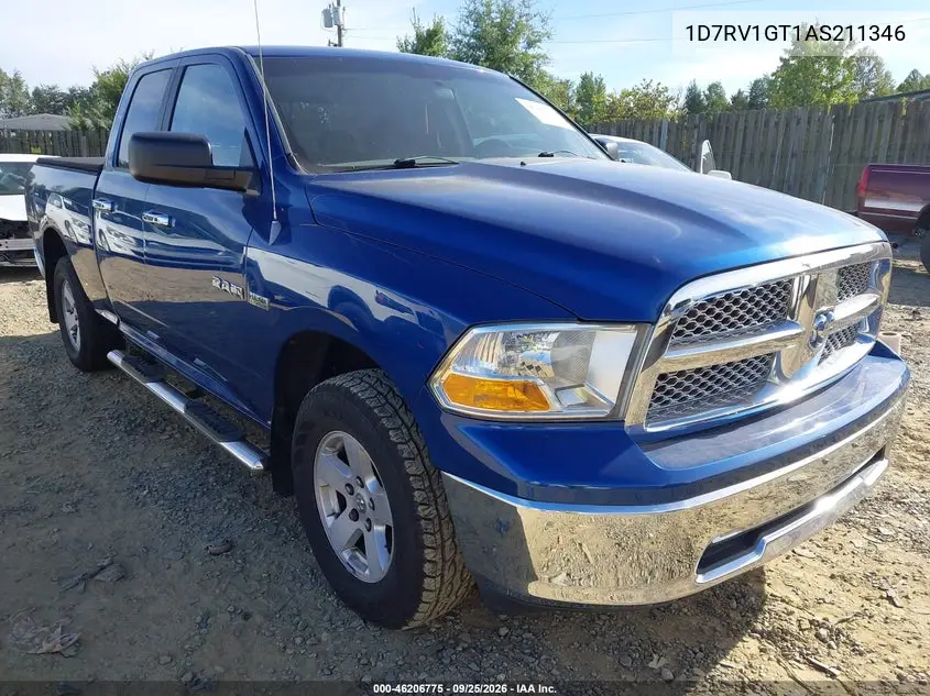 DODGE RAM 2010, VIN 1D7RV1GT1AS211346