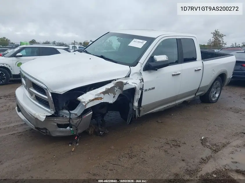 2010 DODGE RAM VIN 1D7RV1GT9AS200272 — фото 2