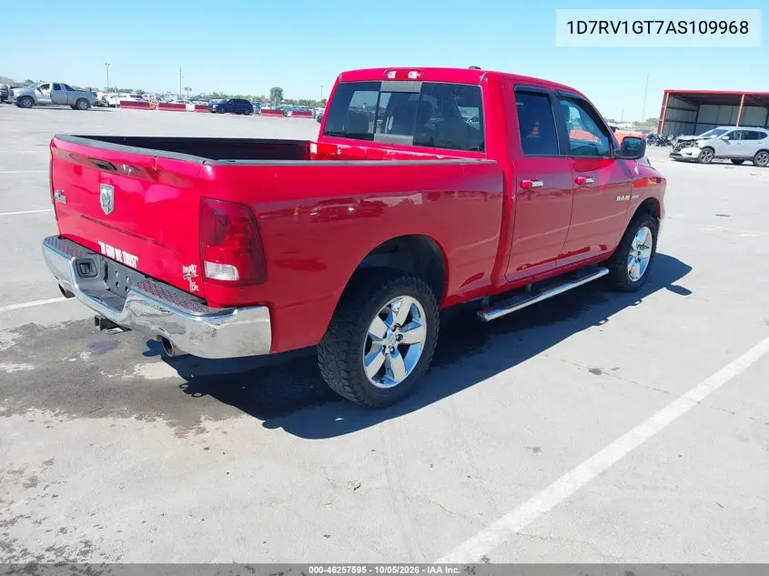 2010 DODGE RAM VIN 1D7RV1GT7AS109968 — фото 4