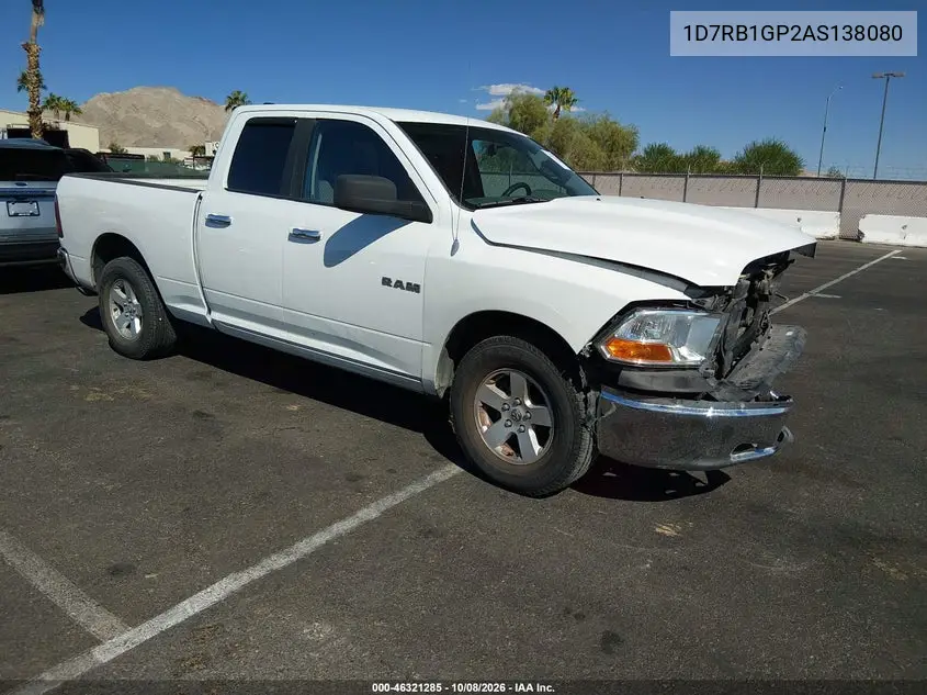 DODGE RAM 2010, VIN 1D7RB1GP2AS138080