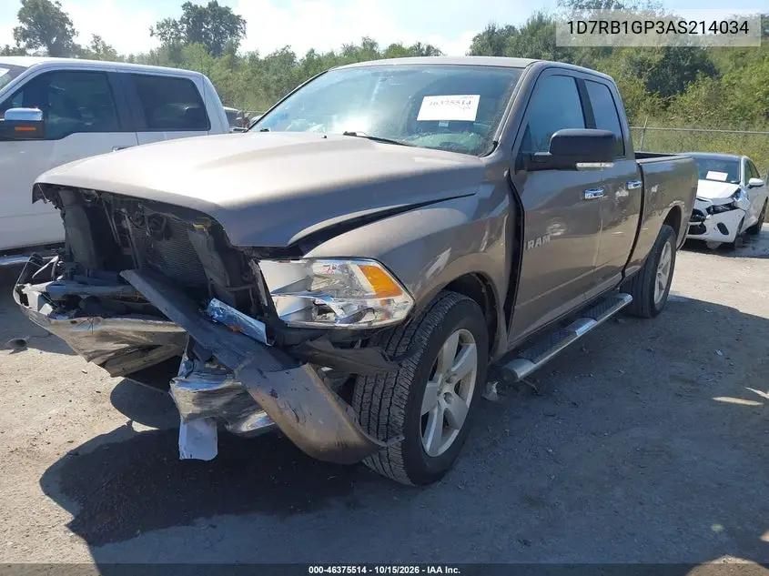 2010 DODGE RAM VIN 1D7RB1GP3AS214034 — фото 2