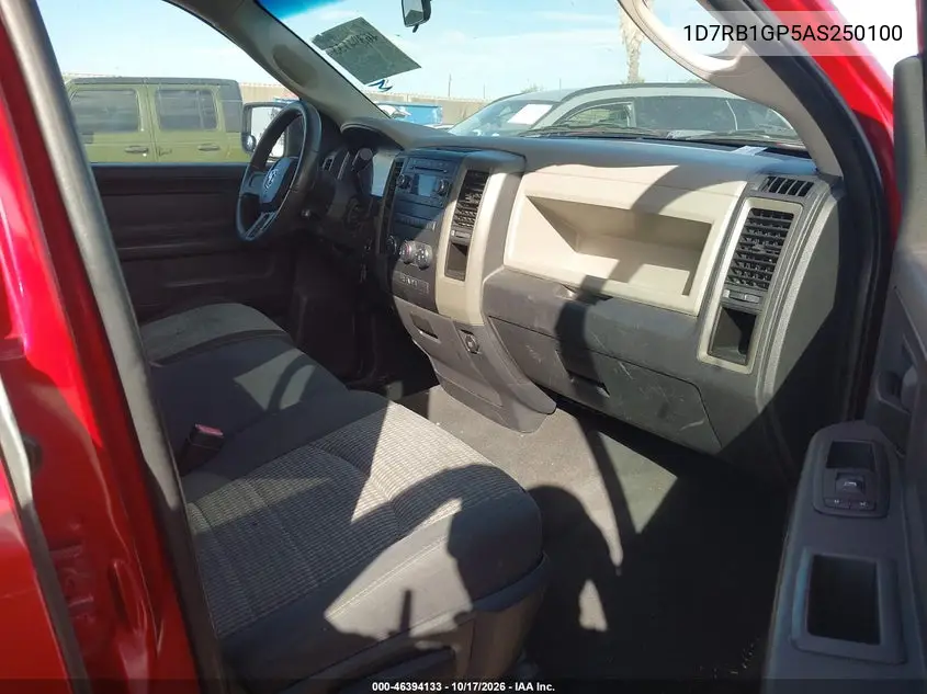2010 DODGE RAM VIN 1D7RB1GP5AS250100 — фото 5