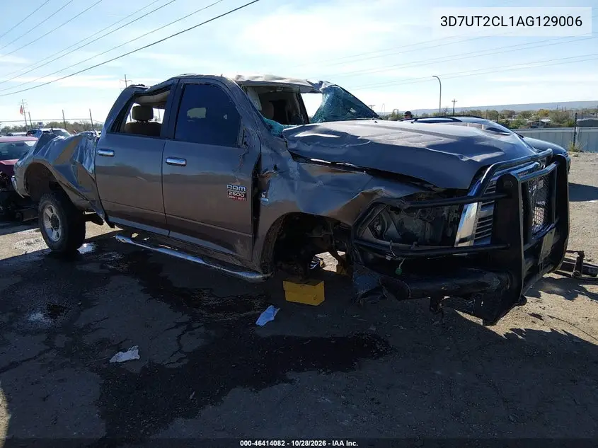 DODGE RAM 2010, VIN 3D7UT2CL1AG129006