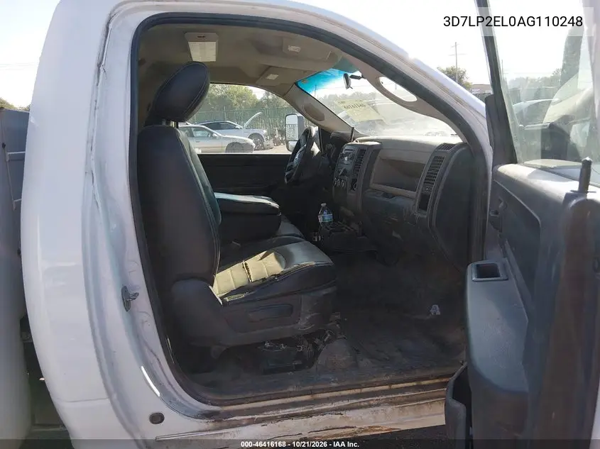 2010 DODGE RAM VIN 3D7LP2EL0AG110248 — фото 5