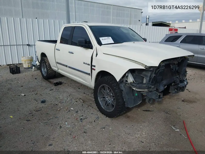 DODGE RAM 2010, VIN 1D7RB1GT4AS226299