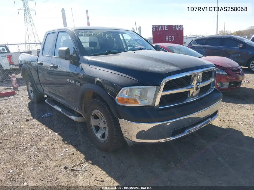 DODGE RAM 2010, VIN 1D7RV1GT3AS258068